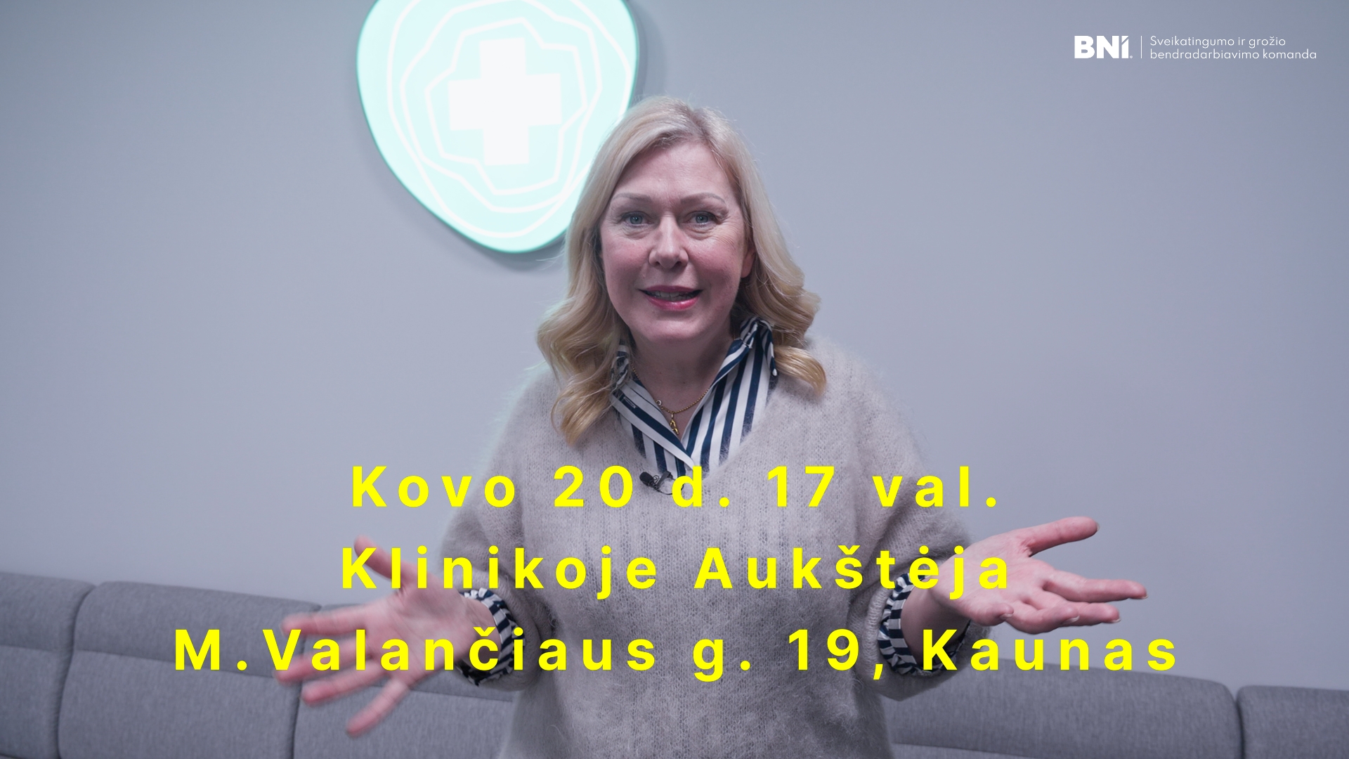 2023-03-20 d. gyvas susitikimas Aukštėja klinikoje, Kaune